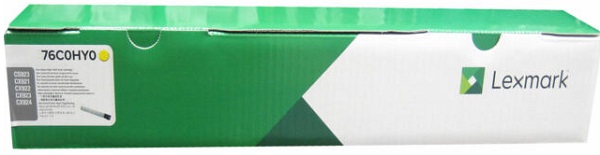 

Тонер-картридж Lexmark 76C0HY0 желтый, для CS923/CX921/CX922/CX923/CX924, 34000 копии, 76C0HY0
