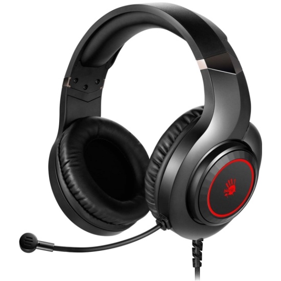 

Гарнитура A4Tech Bloody G220S черный 2м USB оголовье 1431310, Bloody G220S