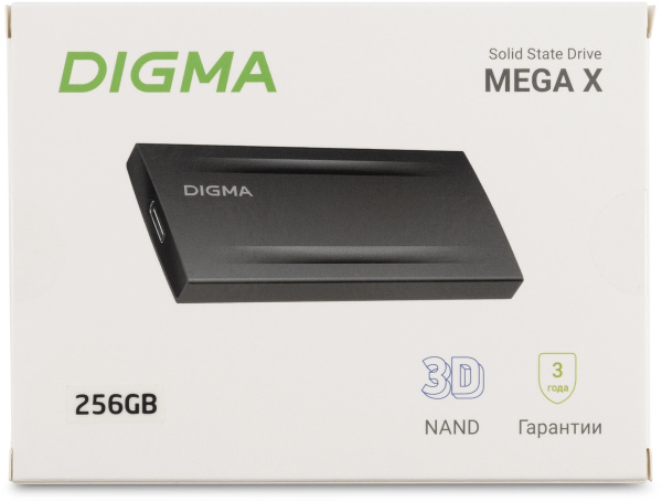 фото Внешний SSD USB 3.2 Gen 2 Type-C Digma DGSM8256G2MGG в Самаре 256 ГБ