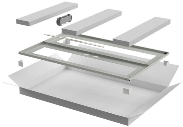 Изображение товара Дверь для напольного шкафа серии LINEA N 42U перфорированная двойная