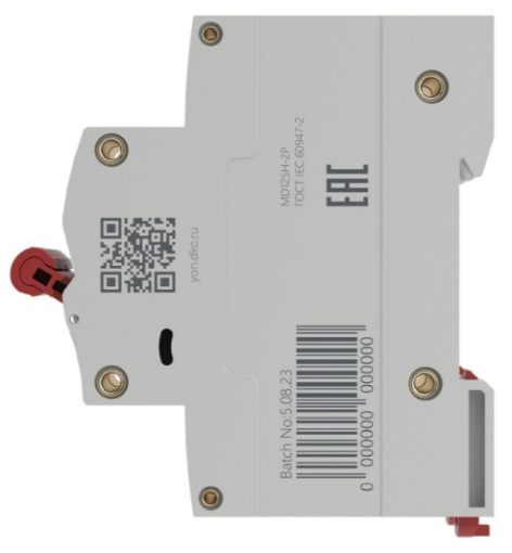 фото Автоматический выключатель модульный DKC MD125H-2PC100