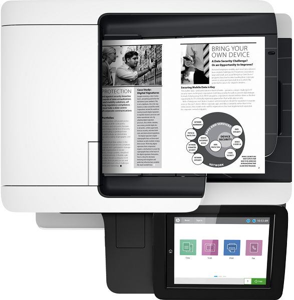 

МФУ HP LaserJet Enterprise MFP M528dn 1PV64A p/c/s, A4, 1200dpi, 43ppm, 1.75GB, 16GB eMMC, 2trays 100+550, ADF 100, Duplex, USB/GigEth, repl.F2A76A, LaserJet Enterprise MFP M528dn