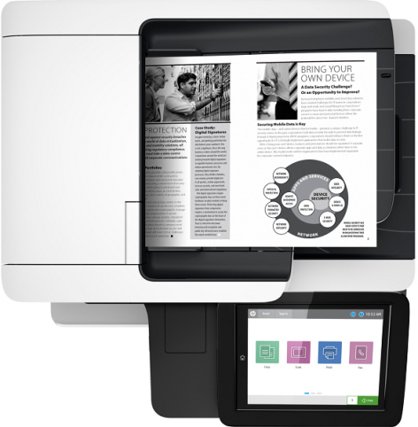 фото МФУ лазерное черно-белое HP LaserJet Enterprise MFP M528dn в Красноярске