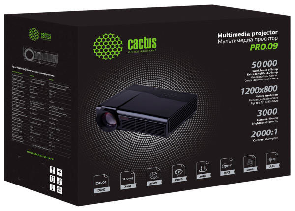 фото Проектор  Cactus CS-PRO.09WT.WXGA-W в Красноярске