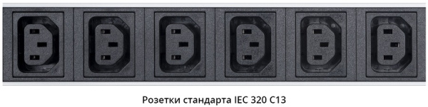 фото Блок розеток 19", 10 розеток Cabeus PDU-16-10S-10C13-B в Санкт-Петербургe
