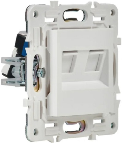 фото Розетка компьютерная двойная IEK SK-K20-1-K01 в Уфе