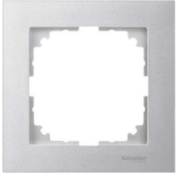 

Рамка Schneider Electric MTN4010-3660 Merten M-Pure 1-постовая (цвет алюминия), MTN4010-3660