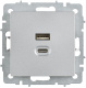 фото Розетка USB  IEK BR-U22-045-K47 в Санкт-Петербургe