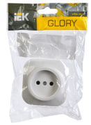 фото Розетка без заземления  IEK ERH10-K01-10