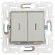 фото Выключатель двухклавишный с подсветкой  IEK SK-V20-1-10-K50 в Санкт-Петербургe