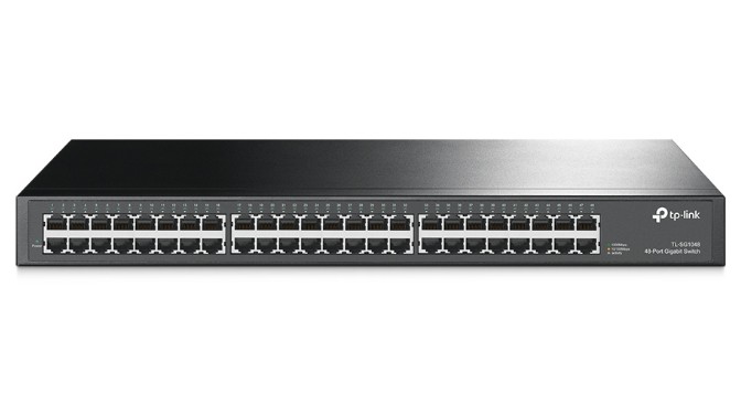 

Коммутатор неуправляемый TP-LINK TL-SG1048 48xUTP Gigabit, 19", TL-SG1048
