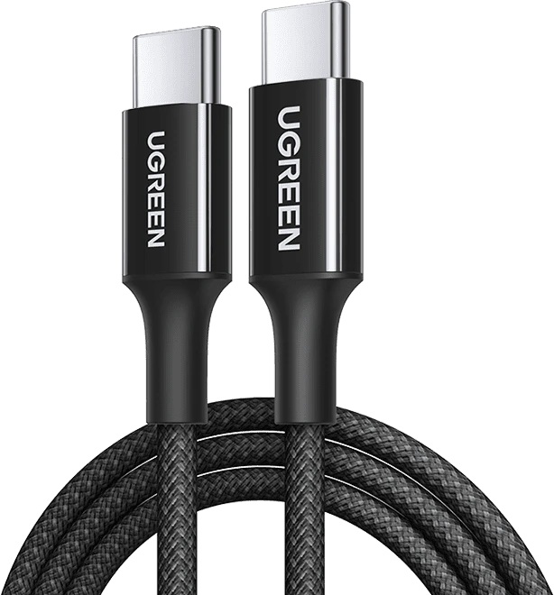

Кабель UGREEN L501 35254_ 60W USB-C to USB-C, 3A Max 1m, black, L501