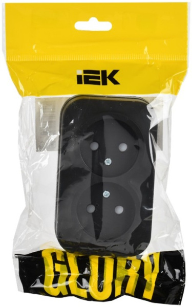 фото Розетка двухместная без заземления  IEK ERH23-K02M-10 в Санкт-Петербургe