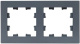 фото Рамка двойная  EKF UP1-FPG-02