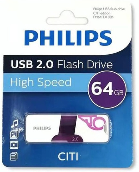 фото Накопитель USB 2.0 64GB Philips FM64FD130B/97 в Перми