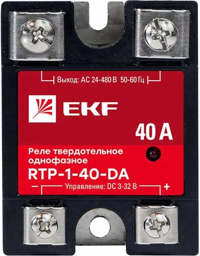 

Реле EKF rtp-1-40-da твердотельное однофазное RTP-40-DA, rtp-1-40-da