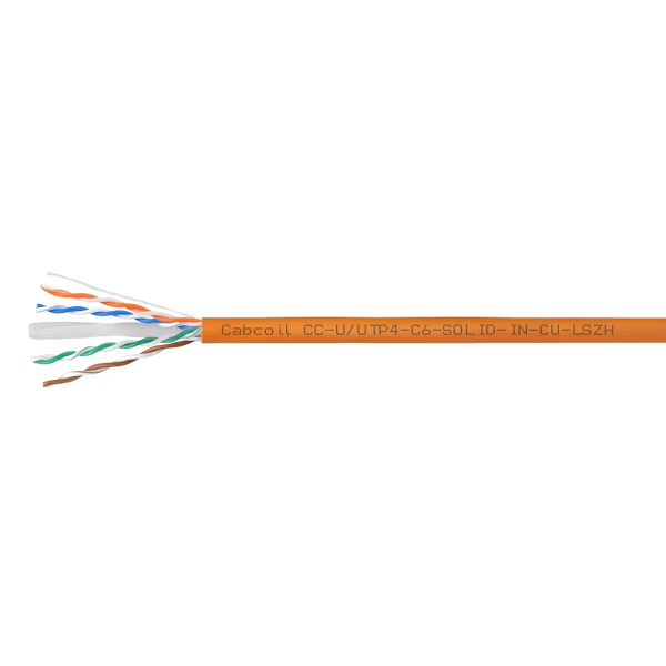

Кабель витая пара U/UTP 6 кат. 4 пары Cabcoil CC-U/UTP4-C6-SOLID-IN-CU-LSZH 0,57мм, AWG23, LSZH (бухта 305м), CC-U/UTP4-C6-SOLID-IN-CU-LSZH