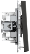 фото Выключатель двухклавишный Systeme Electric GAL001419S