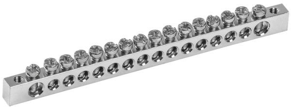 Изображение товара Шина PEN IEK YNN11-16-100-N для электросетей, соединитель защитных проводников