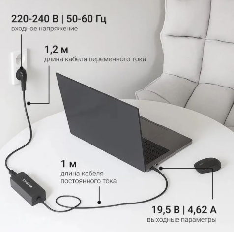 фото Адаптер питания  Digma DM-A90 в Санкт-Петербургe