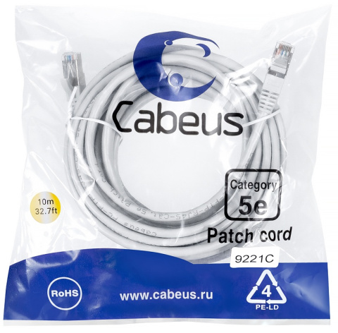 фото Кабель патч-корд F/UTP 5e кат. 15м Cabeus PC-FTP-RJ45-Cat.5e-15m в Краснодаре