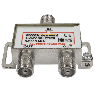 Изображение товара Сплиттер PROconnect 05-6201-4 с F-разъемами для расширения подключений