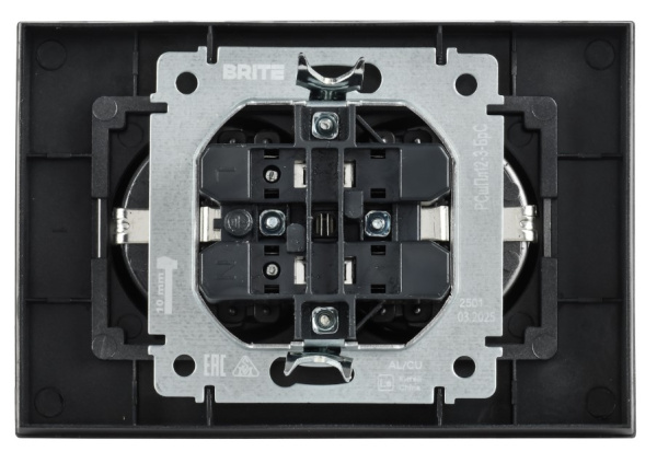 фото Розетка двухместная с заземлением  IEK BR-R28-16-K46-F в Санкт-Петербургe