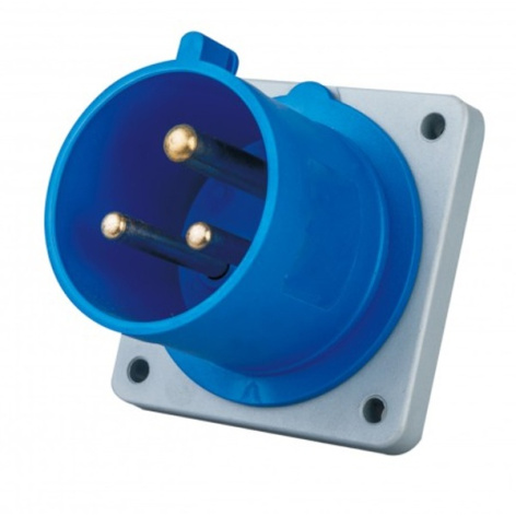 Изображение товара Вилка DEKraft 26230DEK - промышленный электрический соединитель 16А 220В