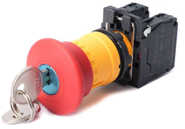 

Кнопка Systeme Electric SB5AS9445 аварийного останова SB5 в сборе 22мм 40мм ключ пластик 1НО+1НЗ, SB5AS9445
