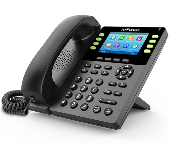 

Телефон SIP Flying Voice FIP-14G IP телефон, цветной дисплей 3.5" , 480x320, 2xEthernet 10/100/1000, 8 аккаунта SIP, WI-FI, Poe, блок питания, FIP-14G