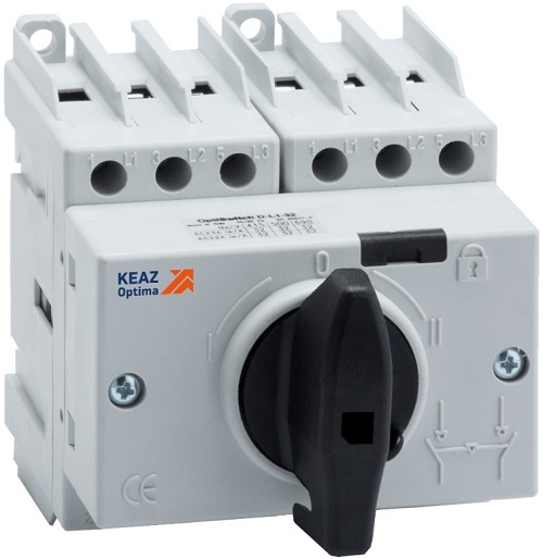 

Выключатель-разъединитель реверсивный КЭАЗ 332080 OptiSwitch DI-40-3C, 332080