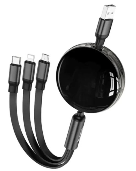 Изображение товара Кабель Hoco X78 3-in-1 для зарядки и передачи данных