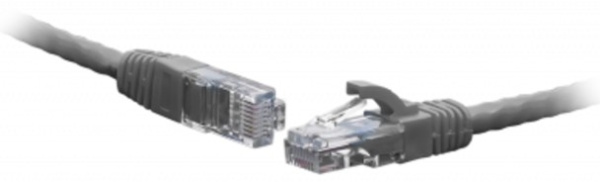 фото Кабель патч-корд U/UTP 5e кат. 1м SNR SNR-UU4-5E-010-LST-GY (3,8) в Екатеринбурге