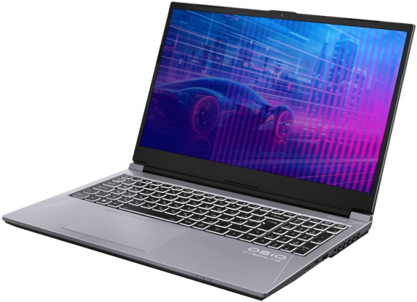 фото Ноутбук  OSIO CyberLine C150i-003 в Красноярске 15.6 ", Core i5, 16 Гб RAM, 512 Гб SSD, GeForce RTX 4060, Серый