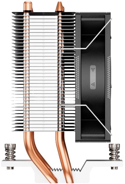 

Кулер PCCooler R200P LGA1200/1700/1851/AM4/AM5 (120mm, 110W, 2000rpm, 30dBa), R200P