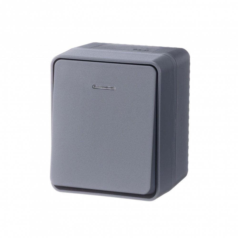 

Выключатель Schneider Electric ATN544011 AtlasDesign PROFI IP54 О/У 1-клавишный 10 АХ, антрацит, ATN544011