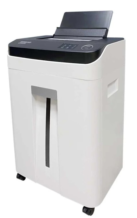 

Уничтожитель бумаг Office Kit SA150M (1,9х15) белый с автоподачей (секр.P-5) фрагменты 150лист. 22лтр. скобы, SA150M