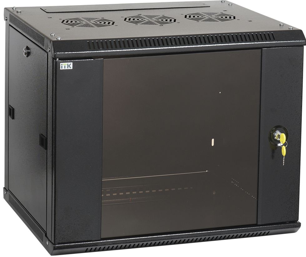 

Шкаф ITK LWR5-09U66-GF LINEA W 9U 600x600 мм дверь стекло, RAL9005, LWR5-09U66-GF