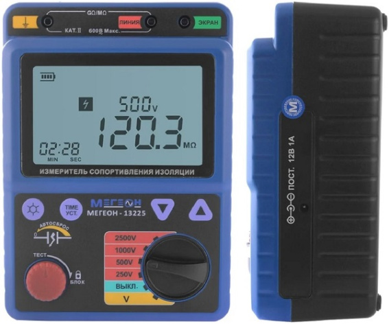 фото Измеритель сопротивления изоляции МЕГЕОН 13225 в Санкт-Петербургe