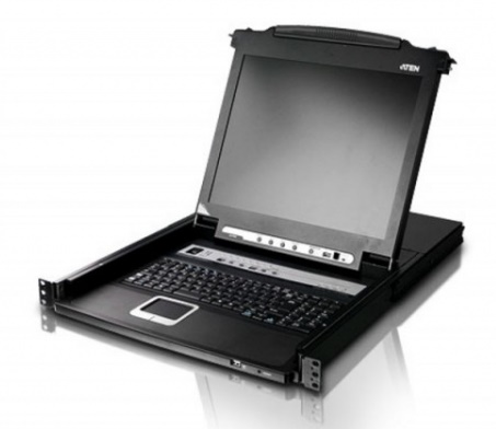

Консоль KVM Aten CL5708N-ATA-RG 2 user,LCD 19"=>8 cpu PS2/USB+VGA,со шнурами PS2 1х1.8м., USB 1x1.8м.,1280x1024,1U 19",исп.спец.шнуры,OSD,каскад 256, CL5708N-ATA-RG