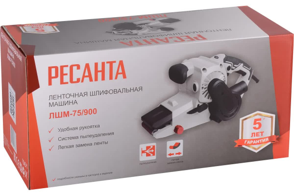 фото Шлифовальная машина ленточная Ресанта ЛШМ-75/900 в Челябинске
