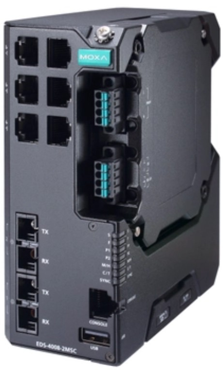 

Коммутатор управляемый MOXA EDS-4008-2MSC-HV-T 6*10/100BaseT(X) ports, 2*100BaseFX multi-mode ports with SC connectors, single power input 110/220 VA, EDS-4008-2MSC-HV-T