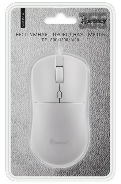 фото Оптическая светодиодная мышь SmartBuy SBM355W, Белый, [SBM355W] в Уфе
