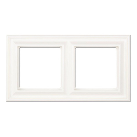 Изображение товара Рамка Jung EPD482WW для электрощитков серия EcoProfi Deco 2 поста