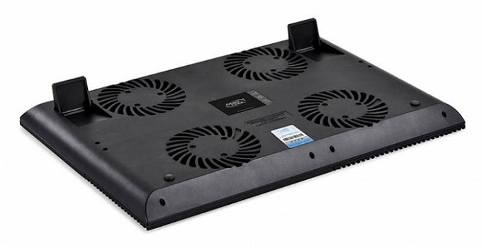 

Подставка для ноутбука с охлаждением Deepcool MULTICOREX8 17" 381x268x29mm 23dB 2xUSB 1290g Fan-control Black, MULTICOREX8