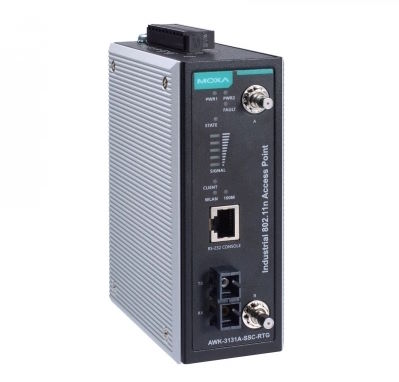 

Точка доступа MOXA AWK-3131A-SSC-RTG-EU-T беспроводная IEEE 802.11a/b/g/n, одномодовое оптоволокно (разъем SC), с функцией Turbo Roaming, AWK-3131A-SSC-RTG-EU-T