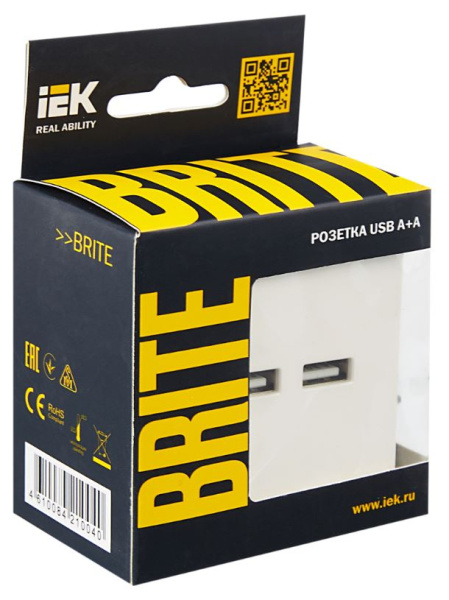 фото Розетка USB  IEK BR-U21-D31-K36 в Уфе