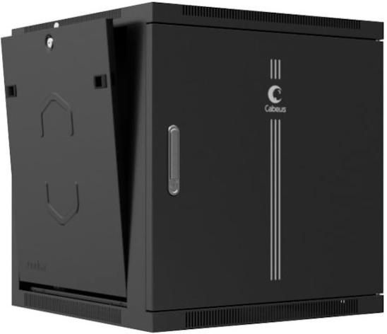 фото Шкаф настенный 19", 12U Cabeus SH-05F-12U60/60m-R-BK в Казани