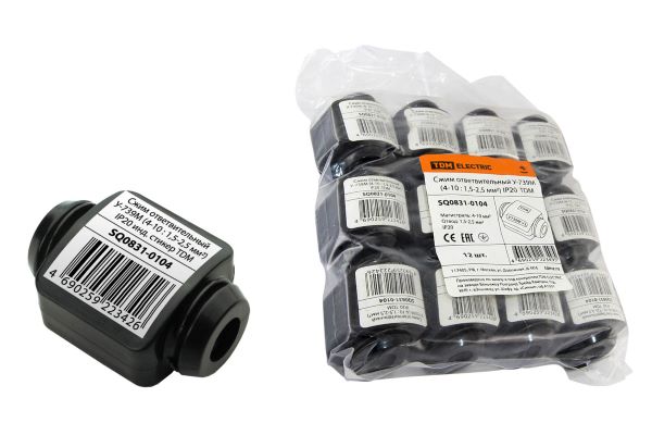 

Сжим TDM SQ0831-0104 ответвительный У-739М (4-10 : 1,5-2,5 мм2) IP20 инд. стикер (упак. 12 шт), SQ0831-0104