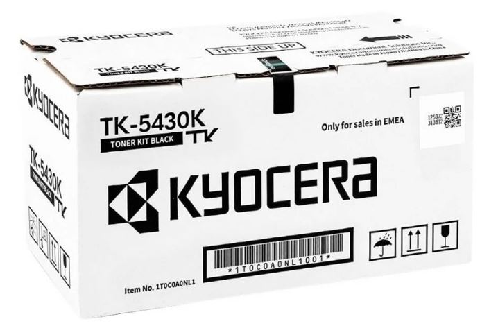 

Тонер-картридж Kyocera TK-5430K 1T0C0A0NL1 для ECOSYS PA2100cx, PA2100cwx , MA2100cwfx , MA2100cfx , черный, 1 250 стр, TK-5430K